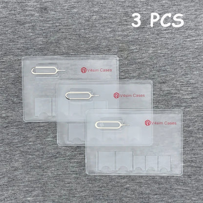 Portable SIM & Memory Card Storage Case