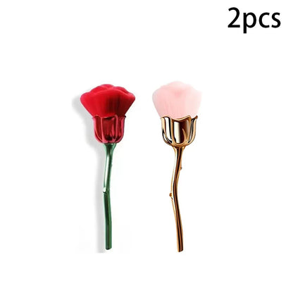 Rose-Shaped Nail Dust Cleaning Brush