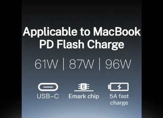 61W USB-C MacBook Charger
