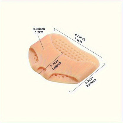 Silicone Forefoot Cushion Pads with Toe Separator