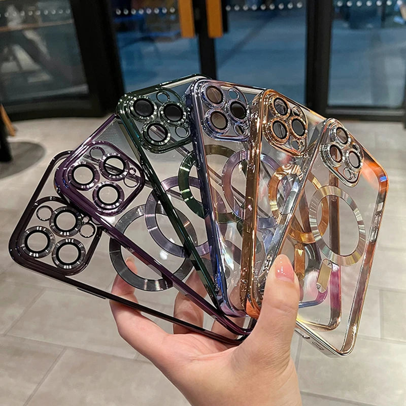 iPhone Case Magnetic Color Transparent