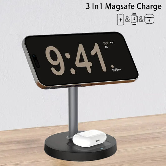 3-in-1 Magnetic Wireless Charging Station