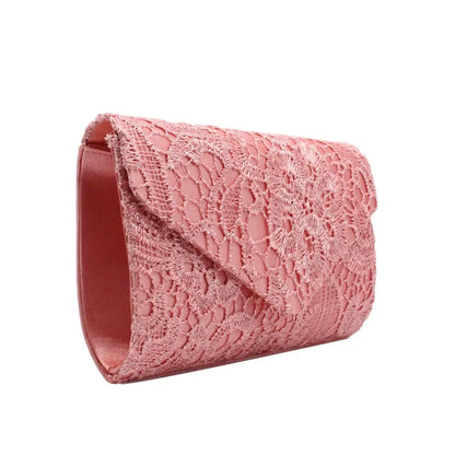 Lace Envelope Clutch Bag