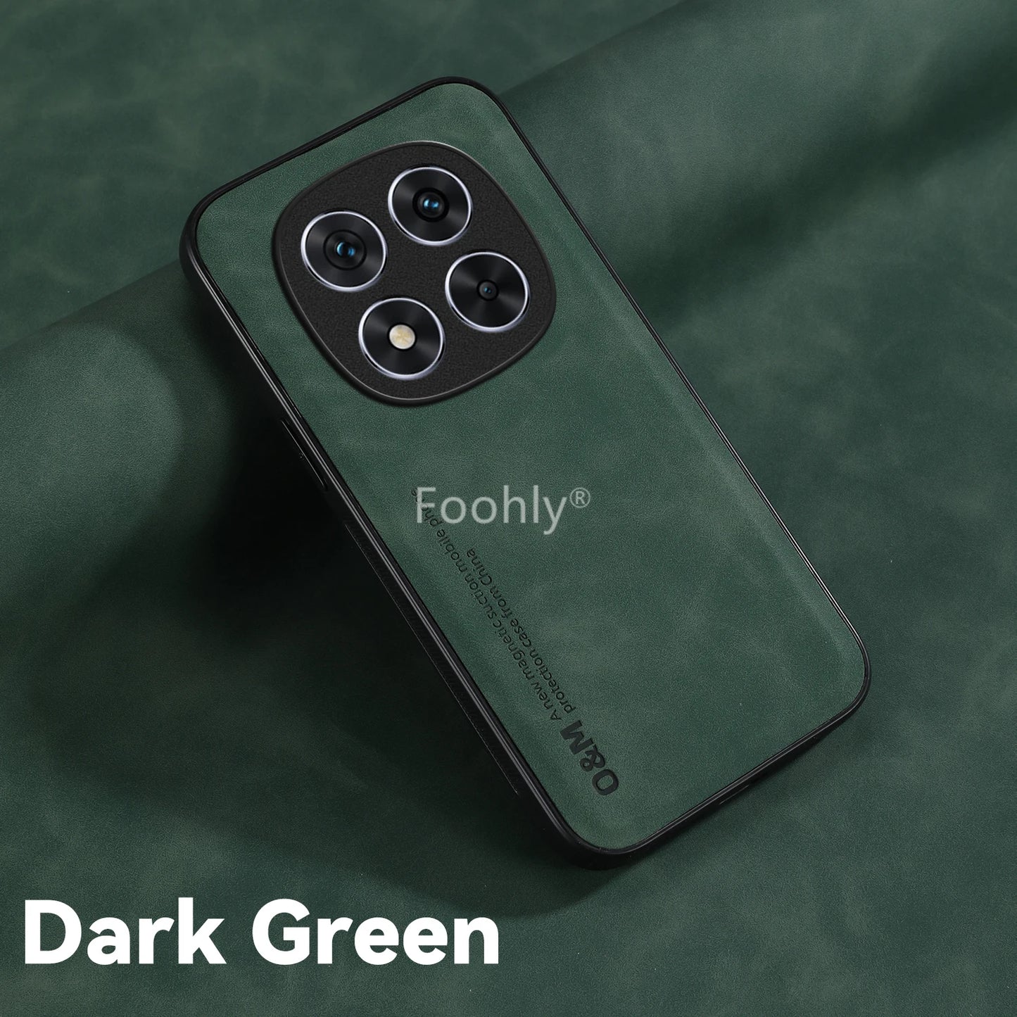 Magnetic Nubuck Leather Case for Redmi