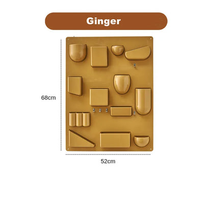 Wall-Mounted Modular Storage Organiser Board
