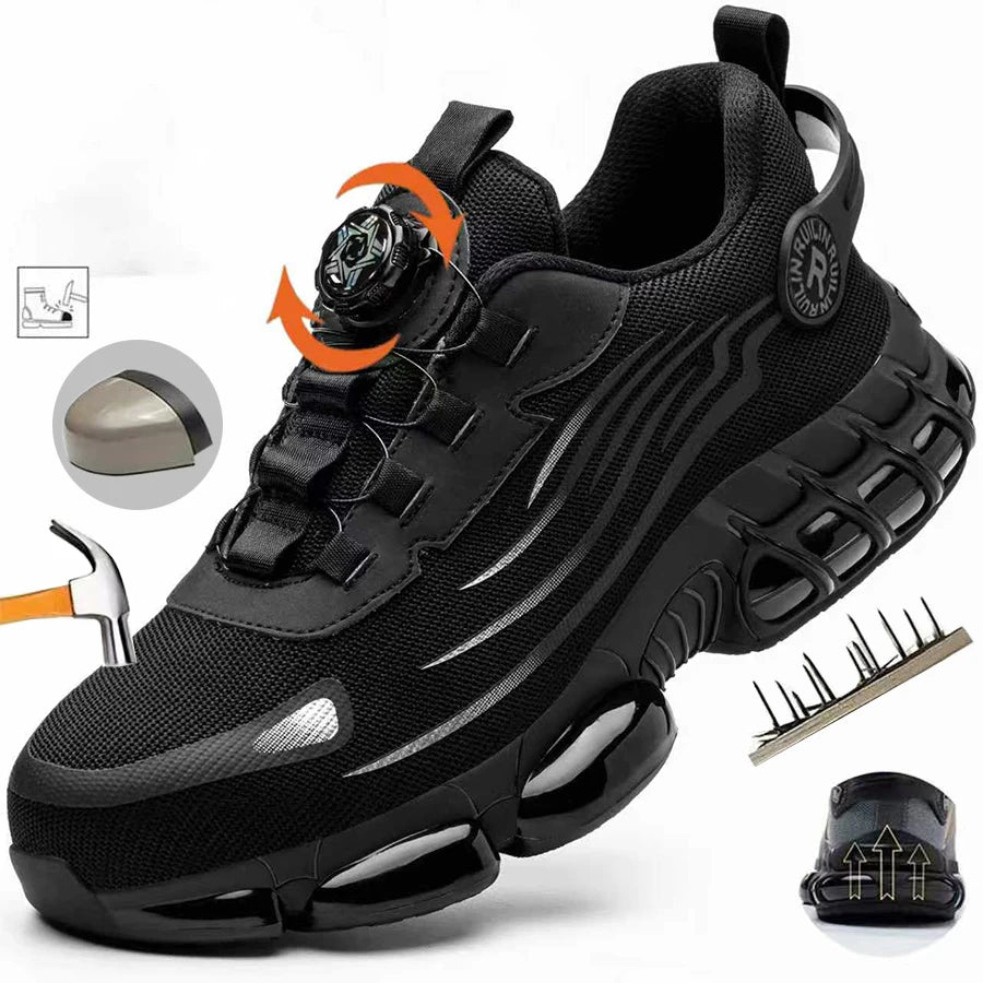 Men’s Steel Toe Work Safety Shoes