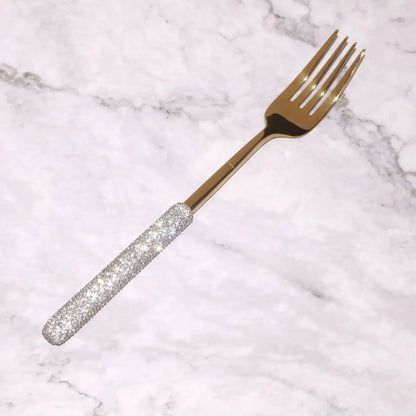 Luxury Diamond 304 Stainless Steel Cutlery Set