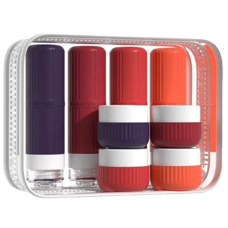 Silicone Travel Toiletry Bottles Set
