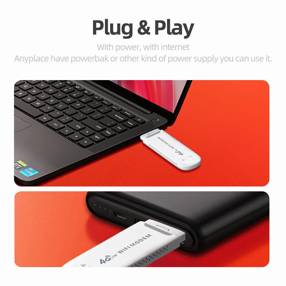 Portable 150Mbps SIM Card Mobile Broadband Adapter