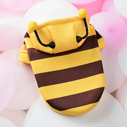 Cute Bumble Bee Dog & Cat Costume Hoodie