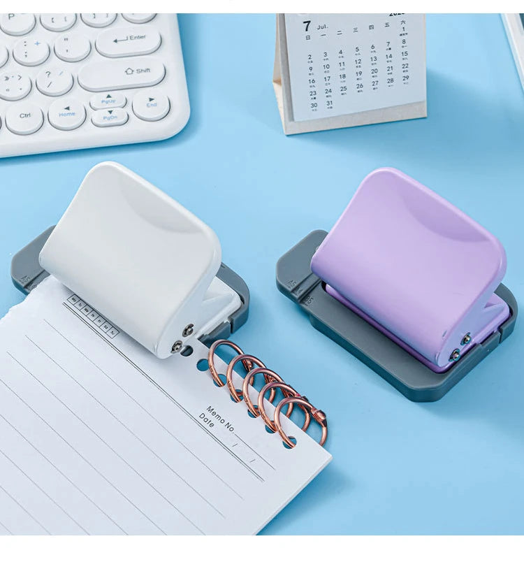 6-Hole Adjustable Manual Paper Punch