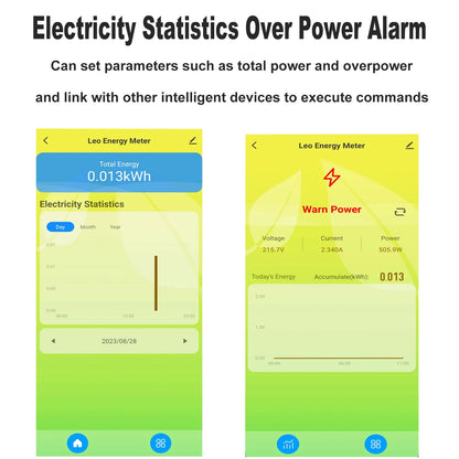 Smart Life Wi-Fi Energy Meter & KWh Monitor