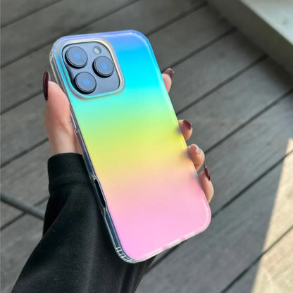 Laser Gradient Rainbow Magnetic Case For iPhone