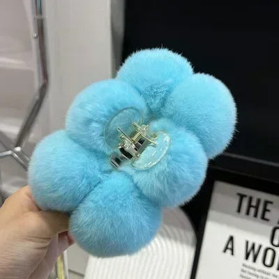 Women’s Furry Hair Claw Clip
