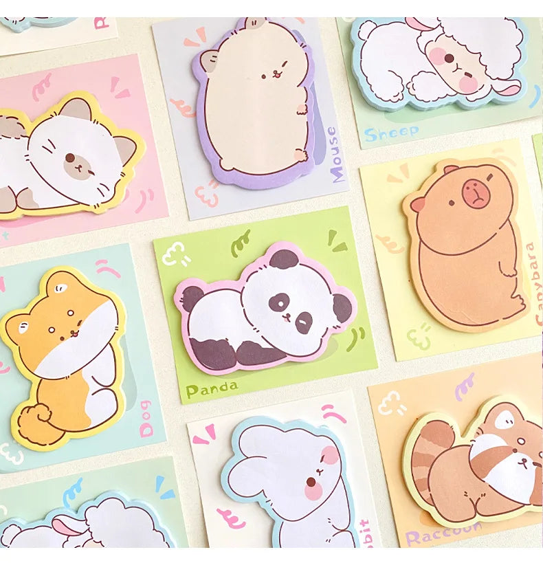 Cute Animal Sticky Notes