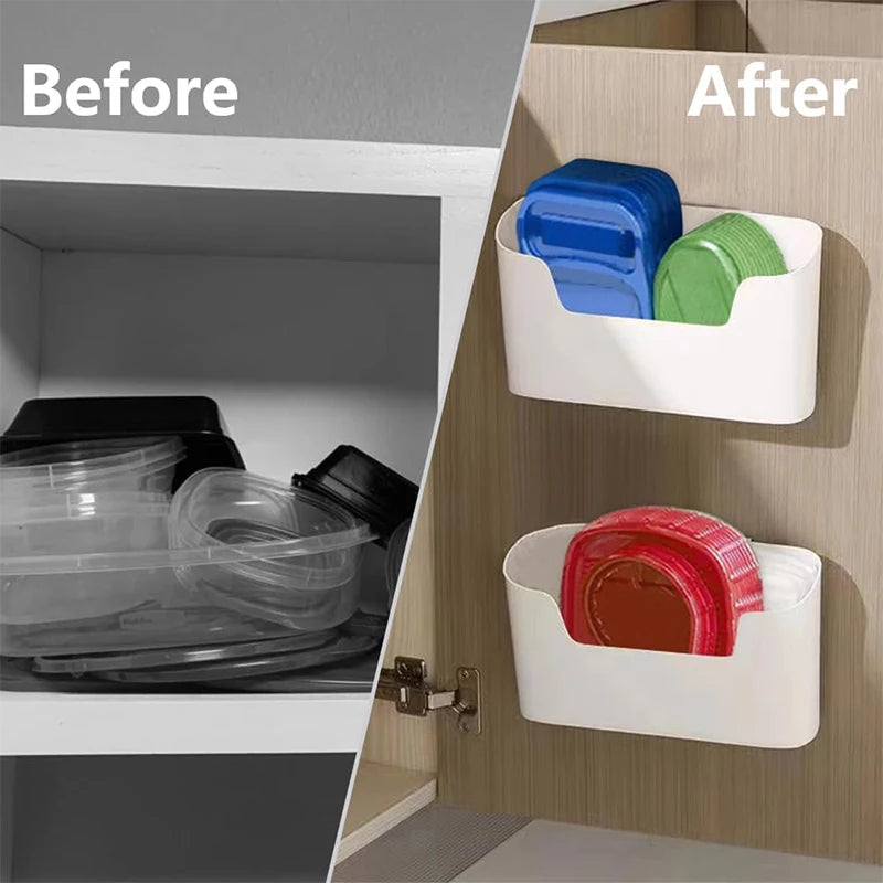 Wall Mounted Cabinet Storage Organizer