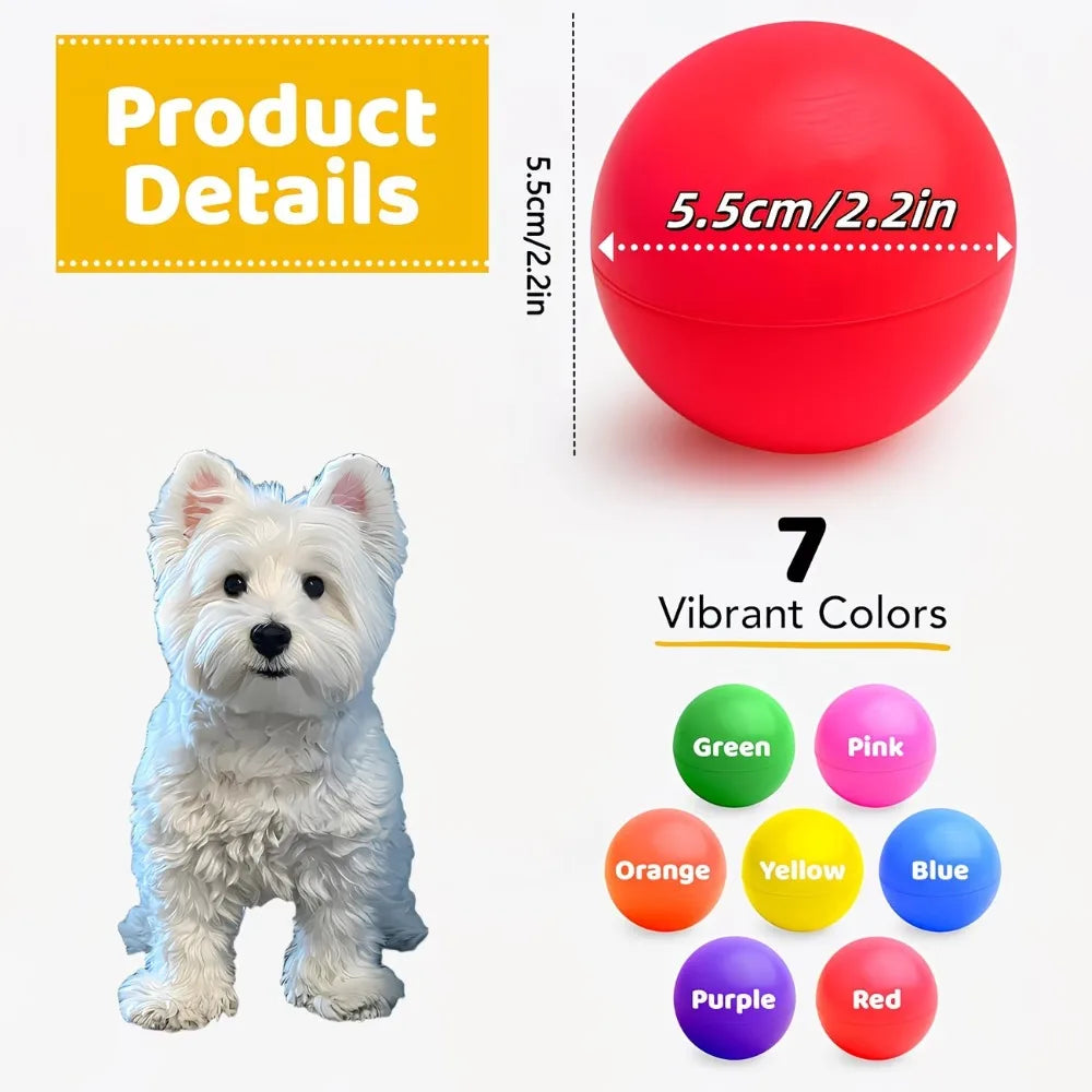 Colorful Dog Ball Toy Set