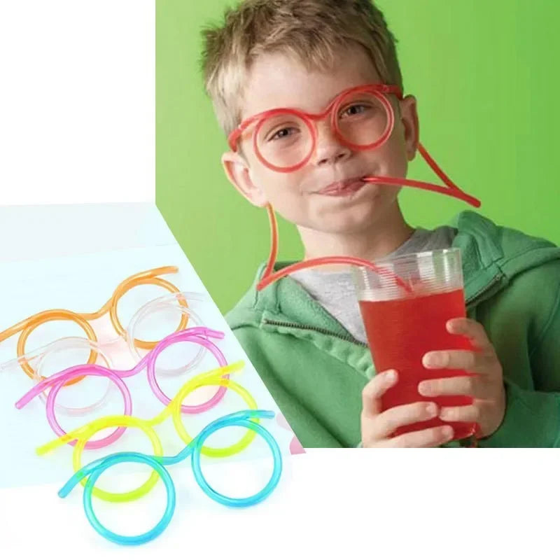 Funny Straw Glasses Drinking Straws