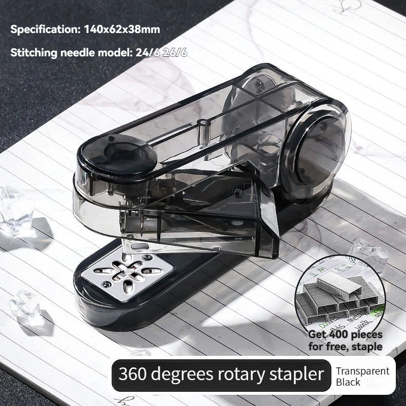 Transparent 360° Rotating Long Reach Stapler
