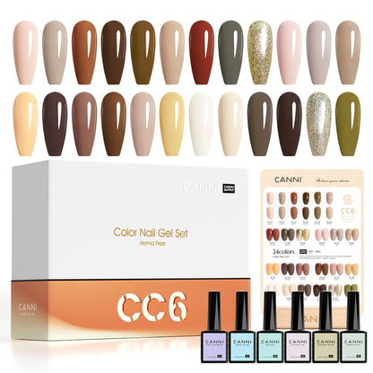 CANNI HEMA FREE Nail Gel Polish Set Semi Permanent