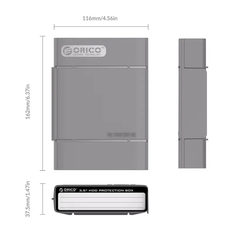 ORICO 3.5” Hard Drive Protective Storage Case