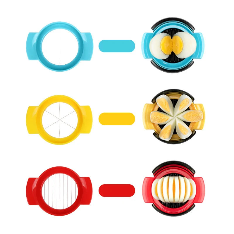 3-in-1 Multifunction Egg Slicer Cutter