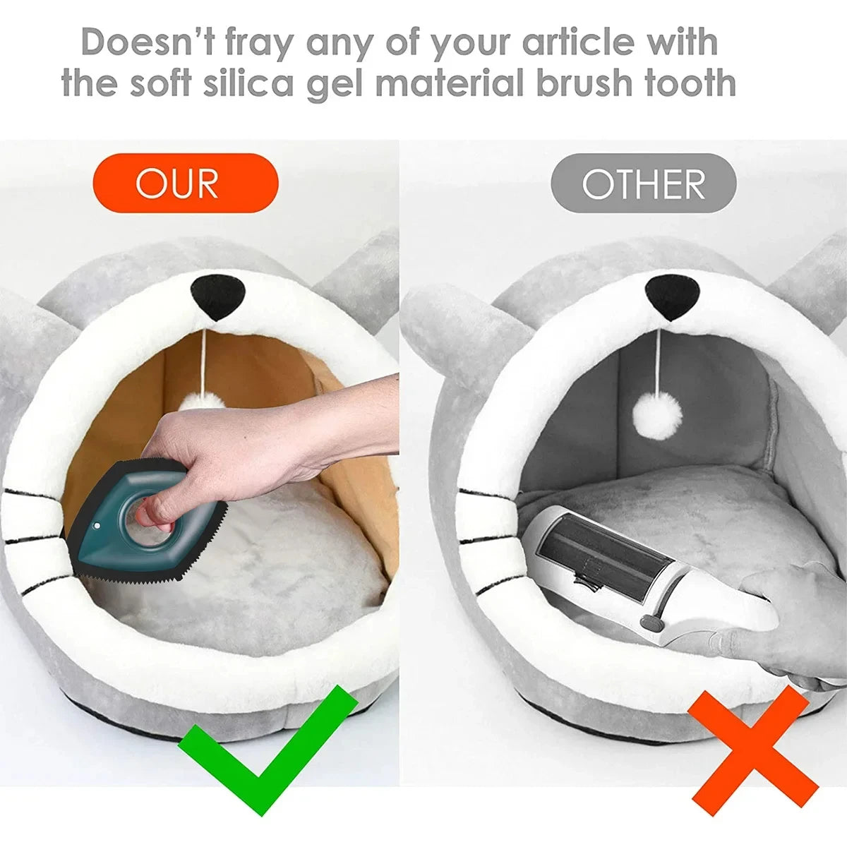 4-in-1 Pet Hair Remover Brush