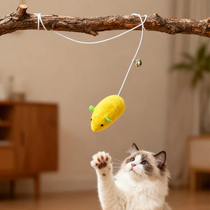 Hanging Cat Mouse Toy