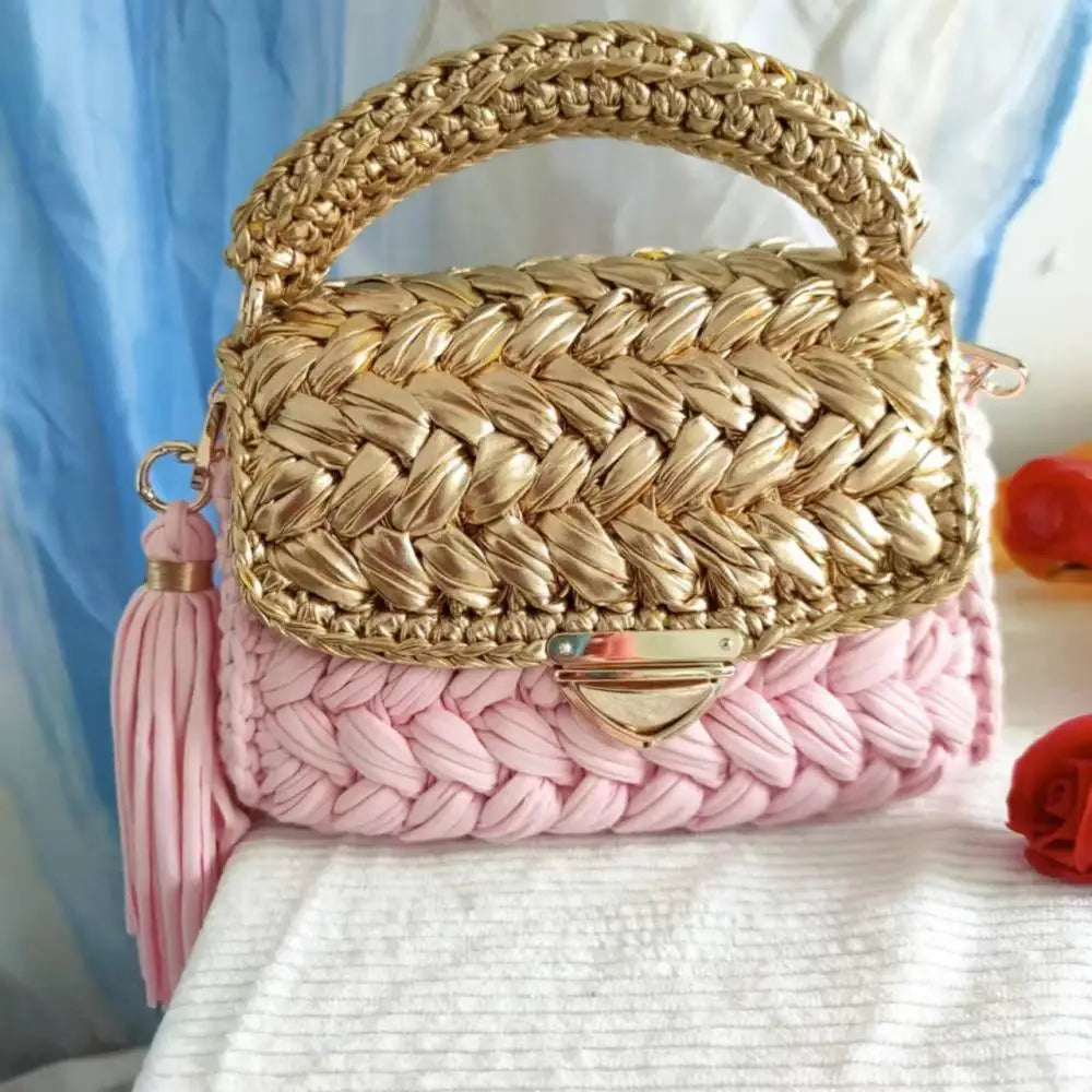 Handwoven Crossbody Satchel Bag