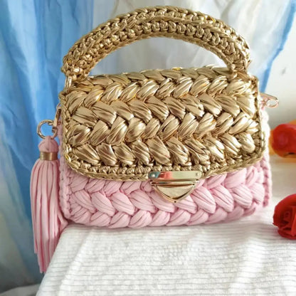 Handwoven Crossbody Satchel Bag