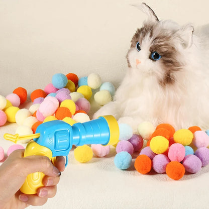 Interactive Cat Ball Launcher Toy
