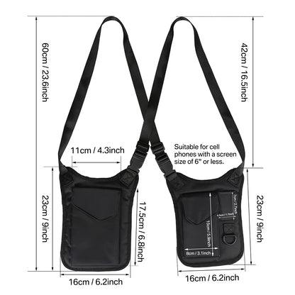 Anti-Theft Nylon Shoulder Sling Bag