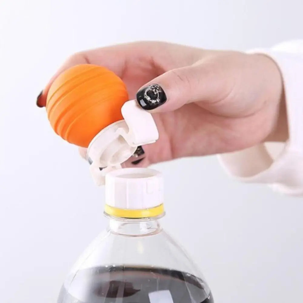 Inflatable Soda Bottle Pump Sealer Cap