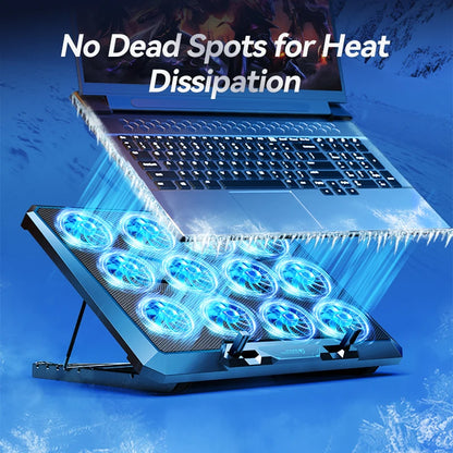 F12L 12-Fan Laptop Cooling Pad