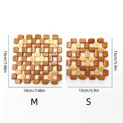Bamboo Insulation Pad for Kitchen Table Protection