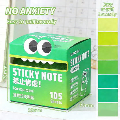Transparent Pull-Out Sticky Notes Roll