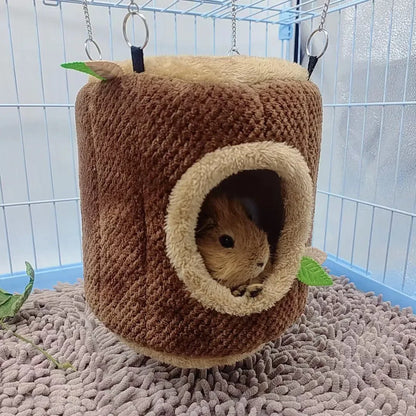 Tree Stump Hamster Hanging Nest