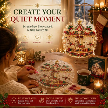 DIY Diamond Painting Christmas Tree Ornament
