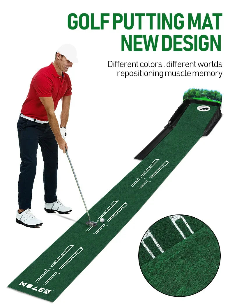 Portable Golf Putting Training Mat