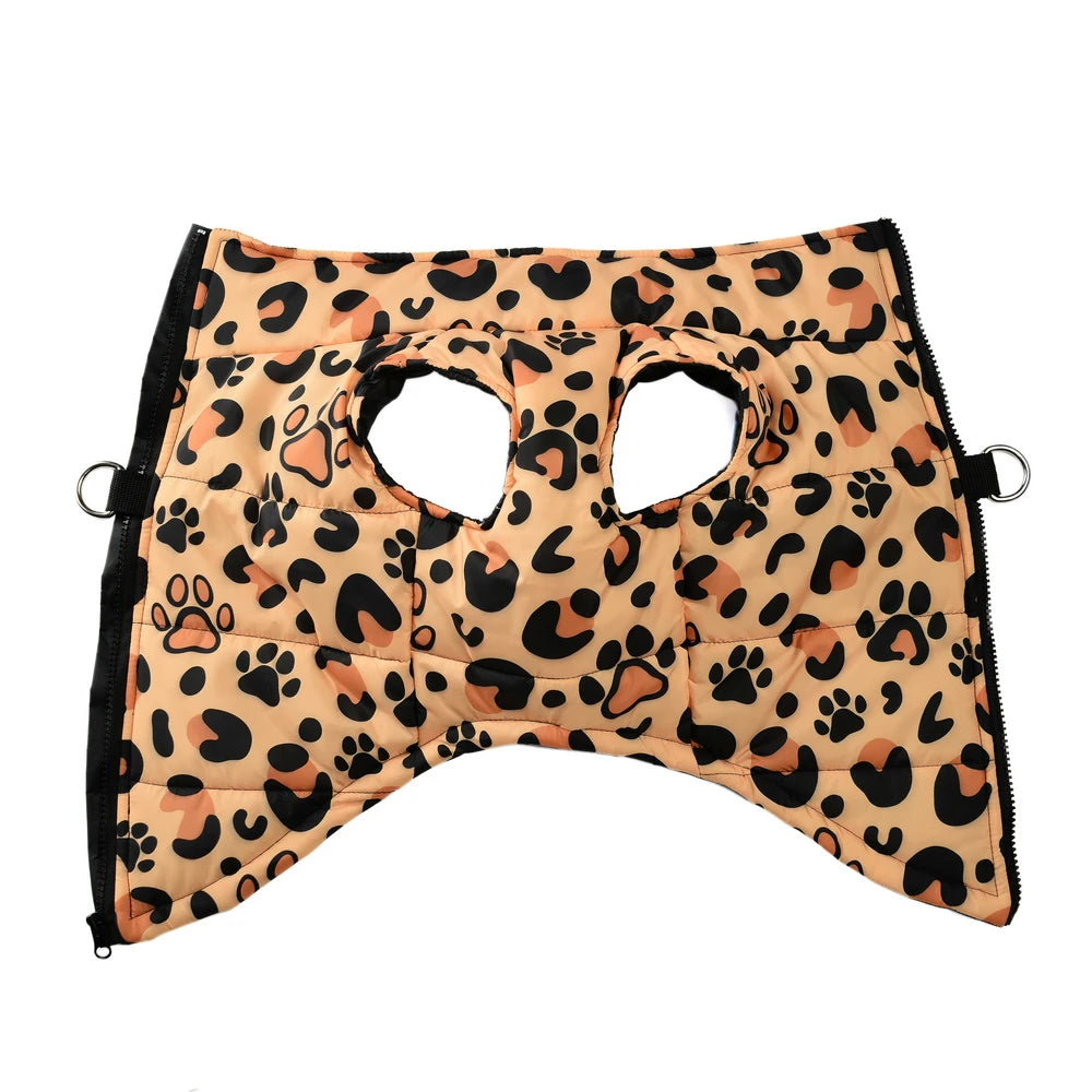 Waterproof Winter Dog Coat with D-Ring