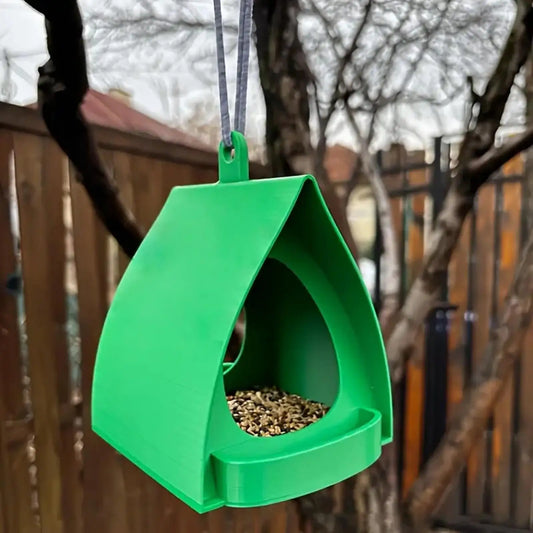 Large Capacity Hanging Bird Feeder for Outdoor Gardens