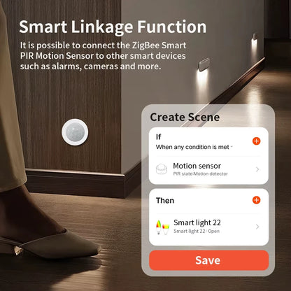 ZigBee PIR Motion Sensor for Smart Life