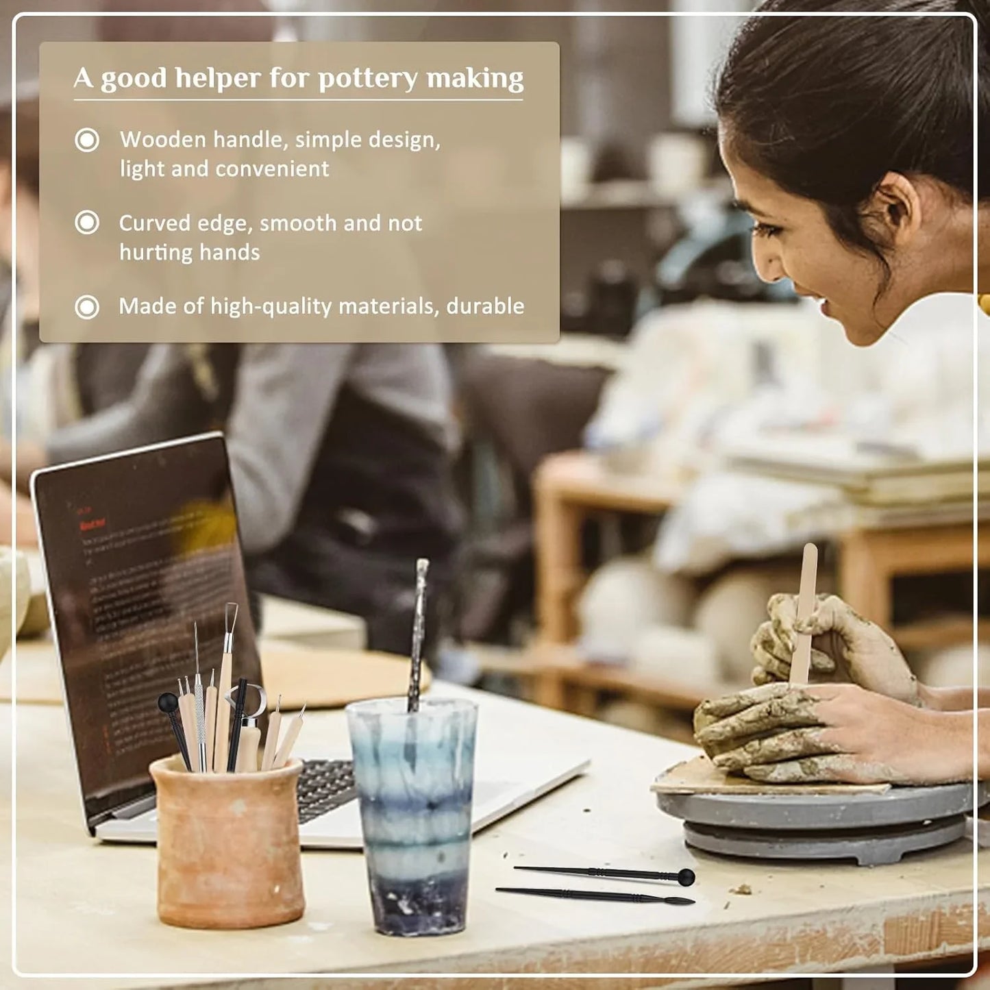 Pottery Sculpting Tools Set