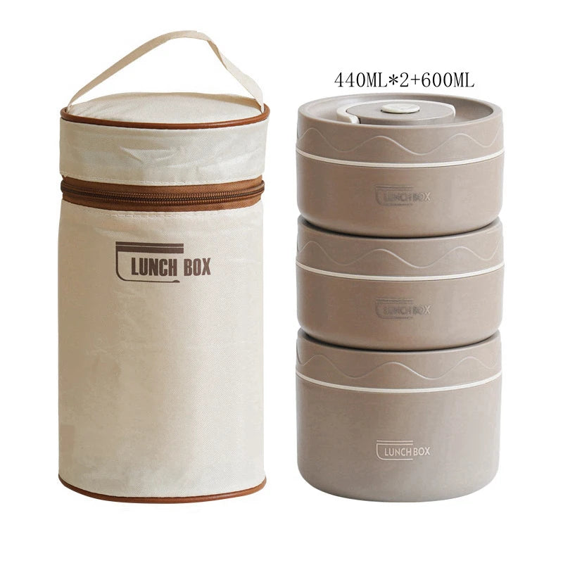 Insulated Stainless Steel Lunch Container Set