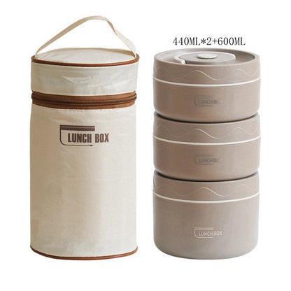 Insulated Stainless Steel Lunch Container Set
