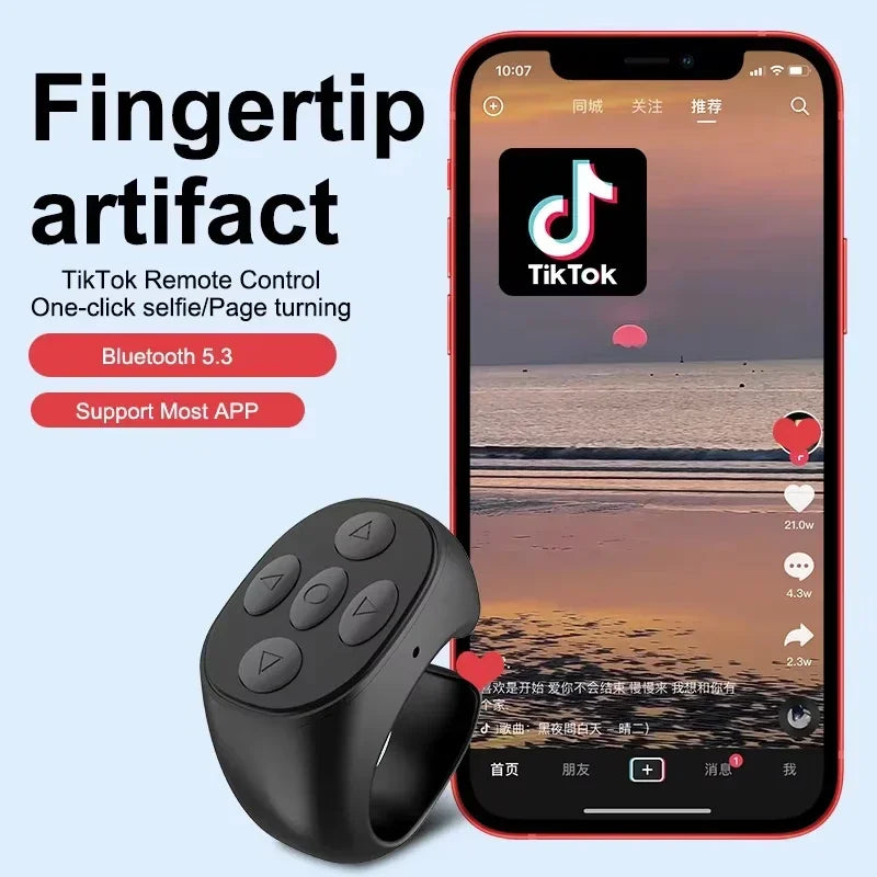 Bluetooth Ring Remote Controller