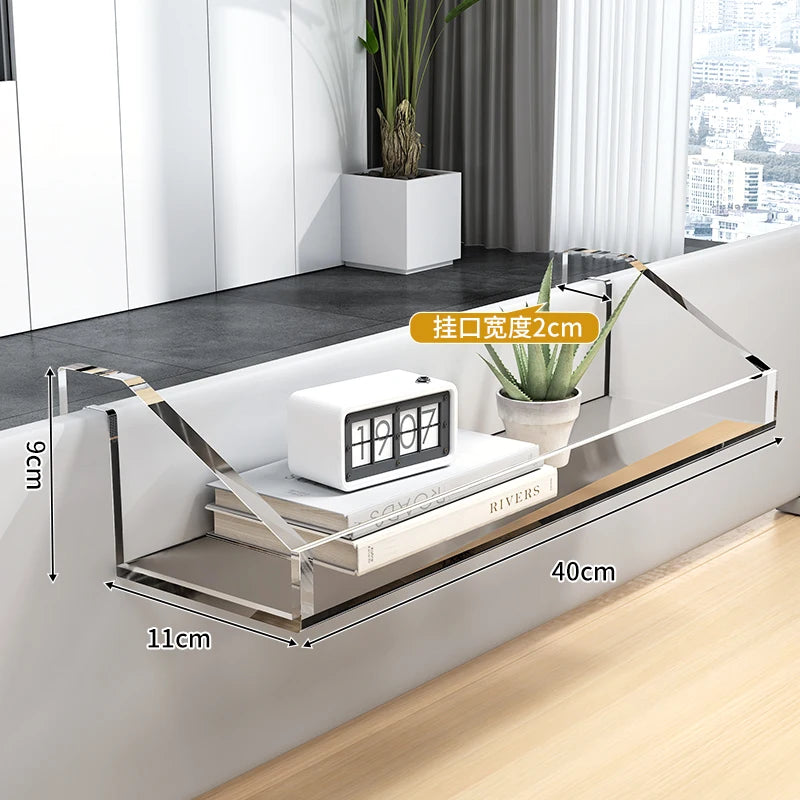 Hook-On Desk Organizer Shelf