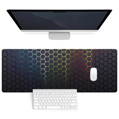 Hexagon Extended Desk Mat