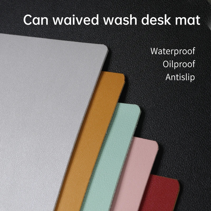 Waterproof Leather Desk Pad for Keyboard & Mouse