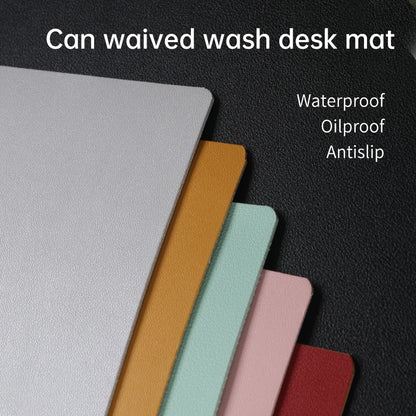 Waterproof Leather Desk Pad for Keyboard & Mouse